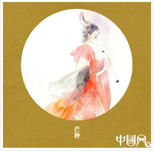 唯美二十四節(jié)氣古風(fēng)圖片，可做頭像的古風(fēng)插畫