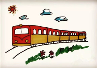 兒童簡筆畫 小火車簡筆畫