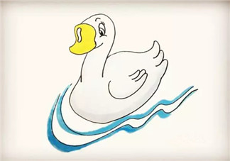 教寶寶簡筆畫小鵝 小鵝簡筆畫