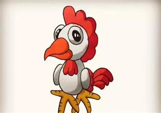 寶寶簡筆畫  簡單畫出大公雞